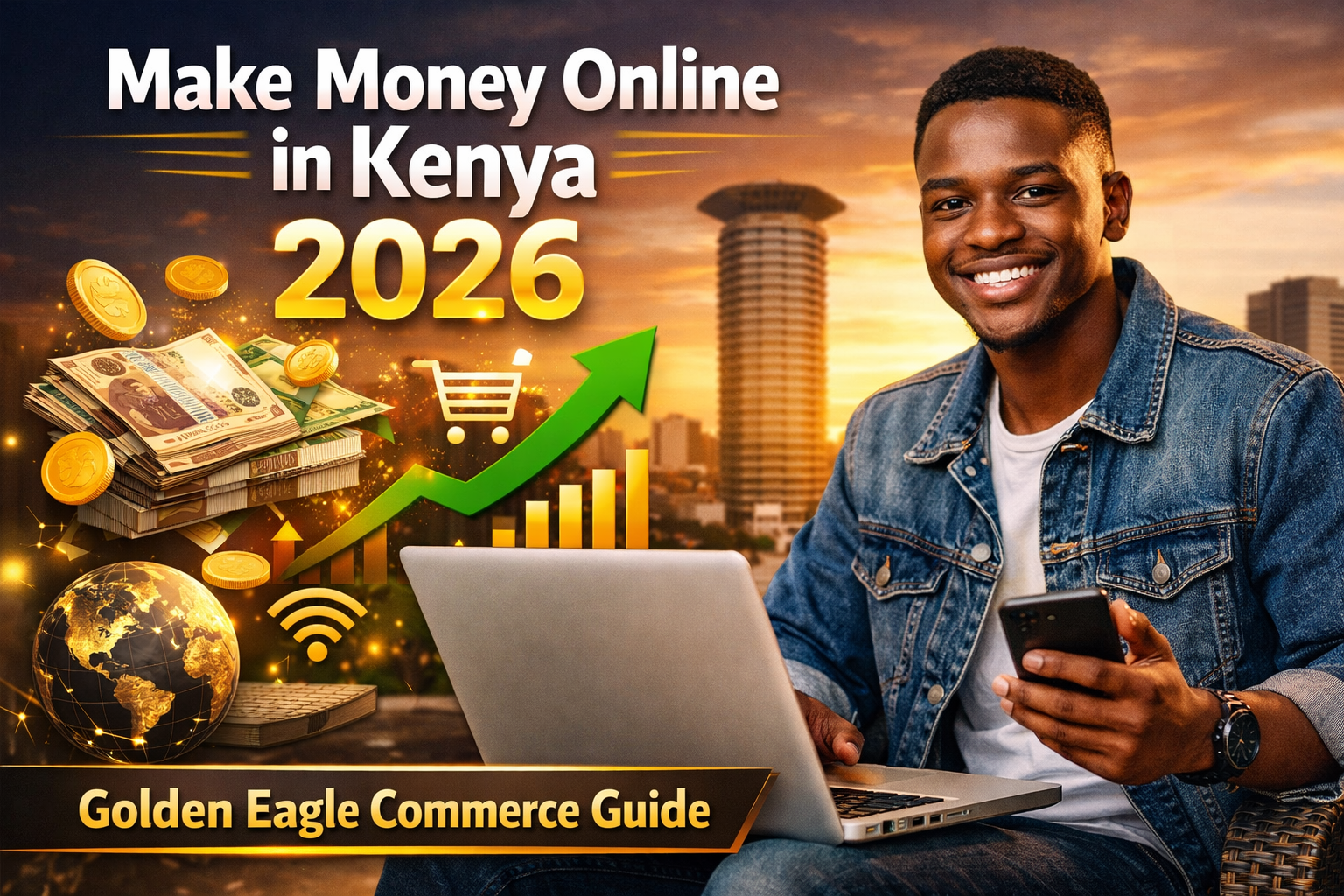 Legit Ways to Make Money Online in Kenya 2026 (With Golden Eagle Commerce)